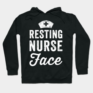 Resting nurse face Hoodie